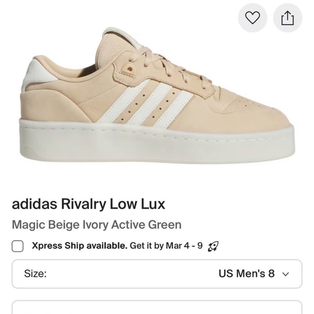 Adidas Rivalry Low Lux Sneakers